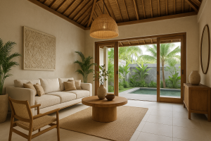 desain interior rumah bali